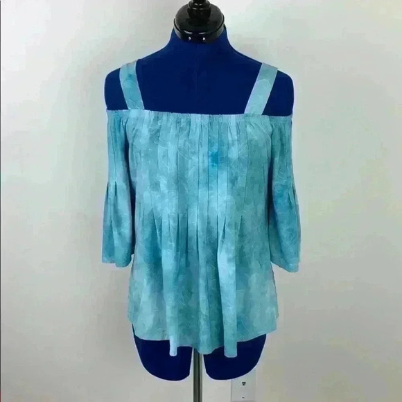 𝅺WESTPORT 1962 petite small cold shoulder blouse - Picture 1 of 10